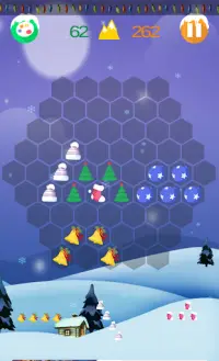 Weihnachten Spiel 🎅 Block Puzzle-Spiel Screen Shot 3