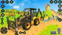 Village Excavator JCB Games Screen Shot 3