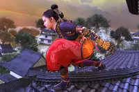kung fu saga tiro con arco -superhéroe ninja chica Screen Shot 5