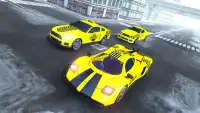 雪のタクシー駐車Sim 3D 2017 Screen Shot 5