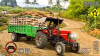 Farming Tractor Trolley Sim 3D Screen Shot 1