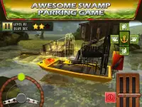 Swamp Boat Parking - 3D Racer Screen Shot 12