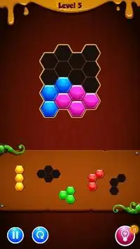 Hexagon game 2019 Puzzle Block Screen Shot 1