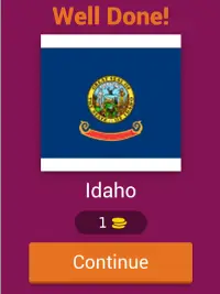 USA States and Flags Quiz Screen Shot 15