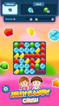 Smash Jelly Candy puzzle game Screen Shot 0