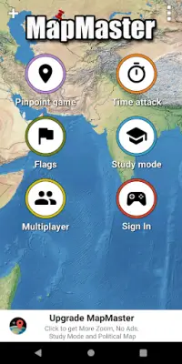 MapMaster Free - Geography game Screen Shot 0