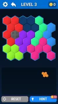 Block Puzzle - Hexagon, Triangle, Square Shapes Screen Shot 1