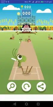 Mini ක්‍රිකට්... / Doodle Cricket - Sri Lanka Screen Shot 2