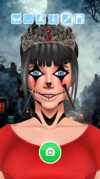 хэллоуин макияж салон красоты Screen Shot 21