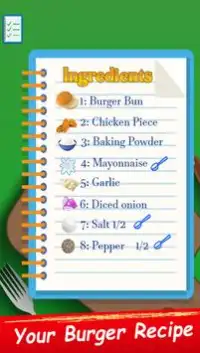 Kids Street Food Burger Cooking Game Screen Shot 12