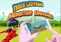 truck ladybug monster driving Screen Shot 3