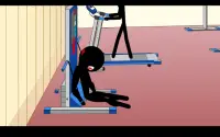 Stickman Gym full story Screen Shot 1