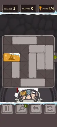 Unblock Me Puzzle  - Unblock Game - Gold Rune Screen Shot 4
