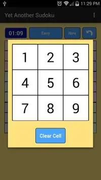 Yet Another Sudoku Lite Screen Shot 1
