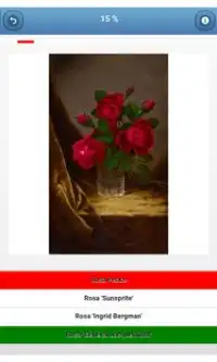 Varieties of roses - quiz Screen Shot 2