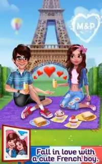 Love Story in Paris - My French Boyfriend Screen Shot 0