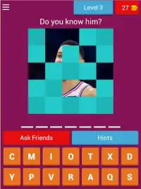 Basketball Player Mobile Quiz Screen Shot 14