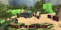 winter Army Bus Driver Simulator 2018 Screen Shot 0