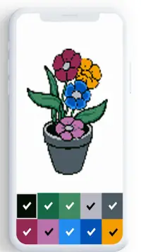 Flower Color By Number, flower Screen Shot 6