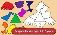 Animal Shape Builder Jigsaw Puzzles 🐬🦄 for kids Screen Shot 4