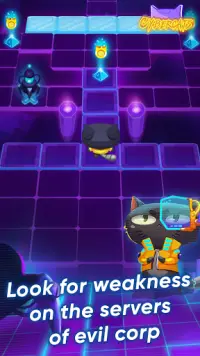 Cybercats offline puzzle game Screen Shot 5