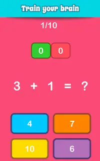 Math Games, Learn Add Multiply Screen Shot 2