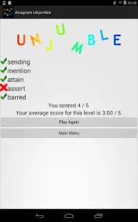 Anagram Unjumble Screen Shot 7