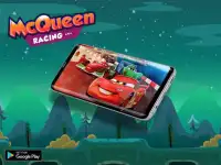 Mcqueen Lightning - Jogo de carro de corrida Screen Shot 0