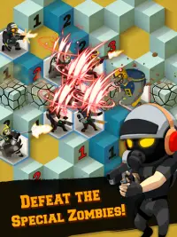 Zombie Sweeper: Asah Otak Aksi Minesweeper Screen Shot 11