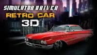 Simulator Driver Retro Car 3D Screen Shot 2