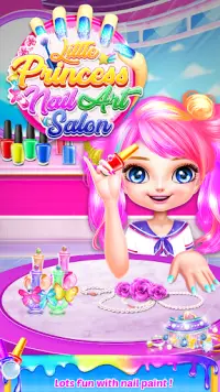 Little Princess Nail Art Salon Makeup Kids Screen Shot 3