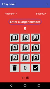 Guess The Secret Number Game Screen Shot 1