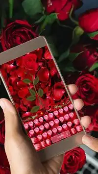 Rose Blütenblatt-Tastatur Screen Shot 1