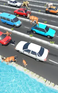 Animal Pets Traffic Highway Cross Screen Shot 7