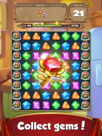 Jewel Castle -Puzzle de Match-3 Screen Shot 13