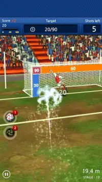 Фингер-футбол: свободный удар Screen Shot 2