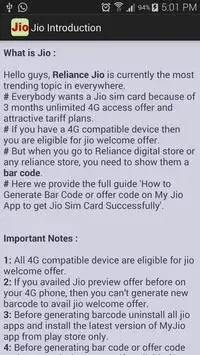 Free SIM For JIO Screen Shot 7