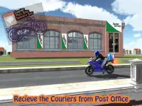 Courier Moto Bike Delivery Boy Screen Shot 11