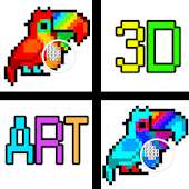 Coloring Pixel Art 3D : Coloring Book