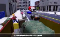 本当のダンプトラックシム3d：ゴミ箱のトラック都市のピックアップの実行 Screen Shot 16
