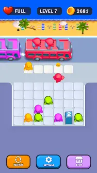 Bus Jam Game Screen Shot 2