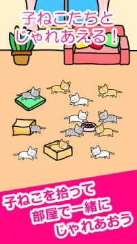 ねことあそぶ - 癒しのにゃんこ育成ゲーム Screen Shot 2