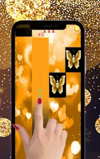 Gold Glitter ButterFly Piano Music Tiles  🎹 Screen Shot 0