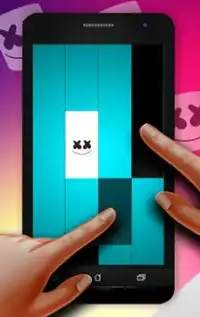 Marshmello Piano Tiles Screen Shot 1