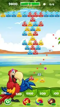 Bubble Shooter Birds Screen Shot 1