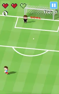 Пенальти - Пиксельный футбол Screen Shot 4