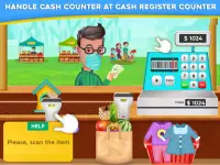 Grocery Supermarket Shopping- Cash Register Games Screen Shot 2
