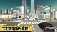 Kota Mobil Menyetir Sekolah 3D Screen Shot 4