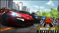 कार सिम्युलेटर गेम्स : शहर कार रेसिंग गेम्स Screen Shot 0