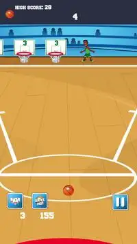 Slam Dunk Basketball Screen Shot 1